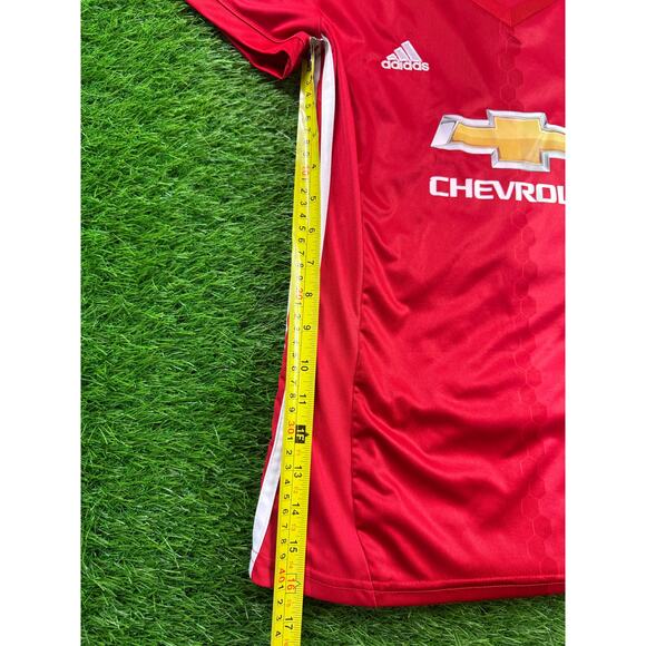 Adidas Manchester United Rooney #10 Newton Heath Jersey Red L ClimaCool Soccer - Picture 7 of 9